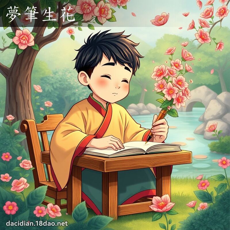 夢筆生花 - 國語大辭典配圖