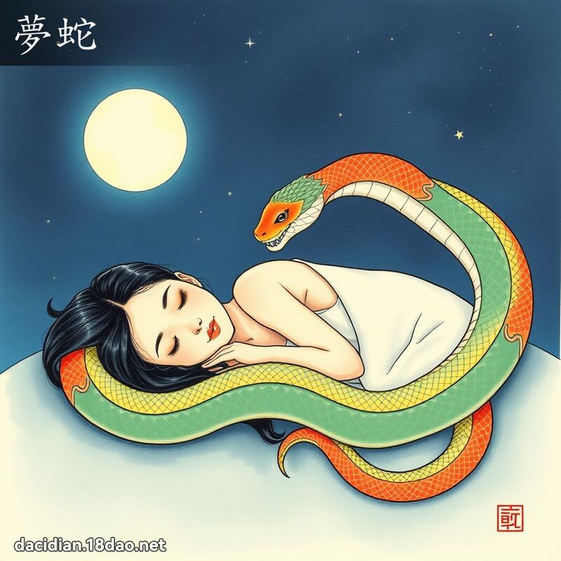 梦蛇 - 国语大辞典配图