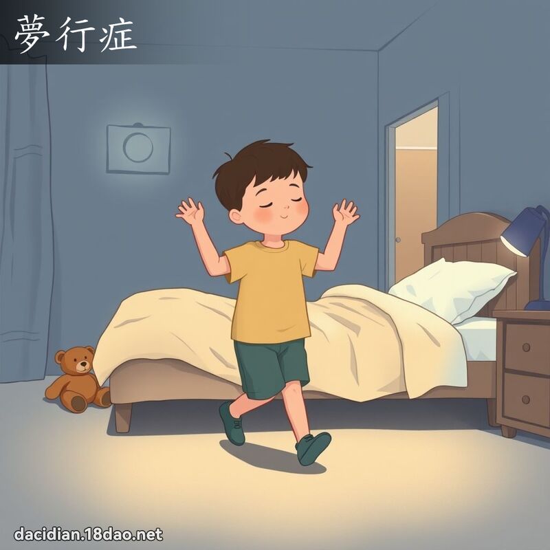夢行症 - 國語大辭典配圖