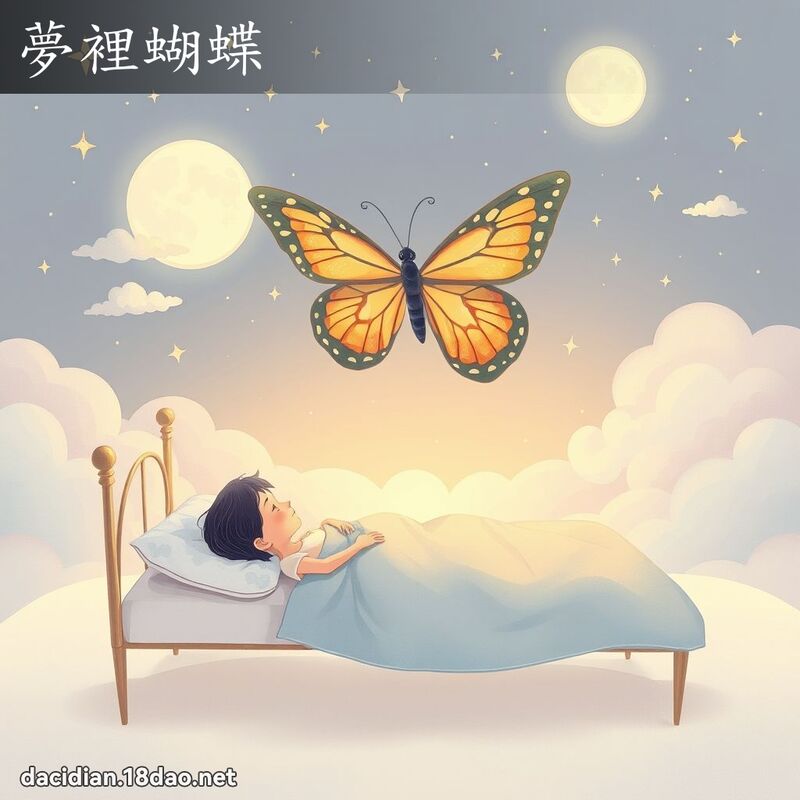 夢裡蝴蝶 - 國語大辭典配圖