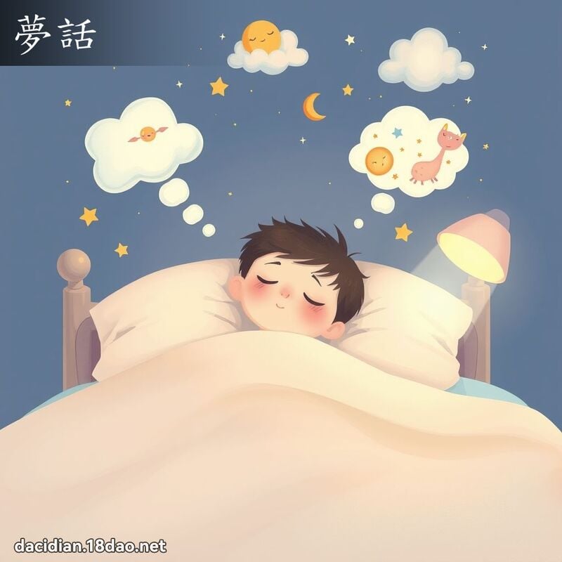 夢話 - 國語大辭典配圖