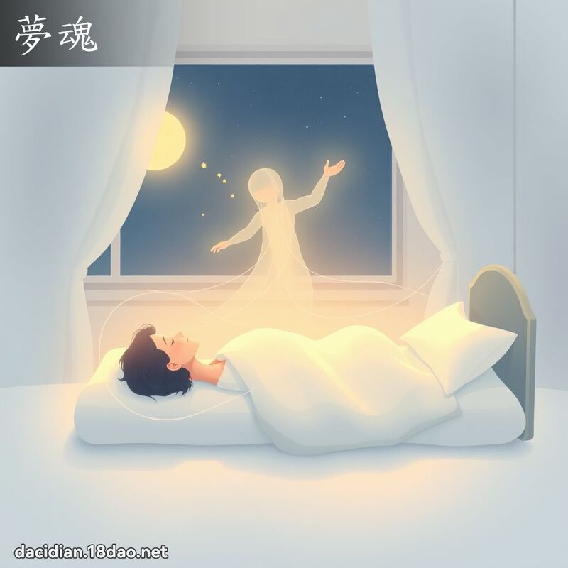 夢魂 - 國語大辭典配圖