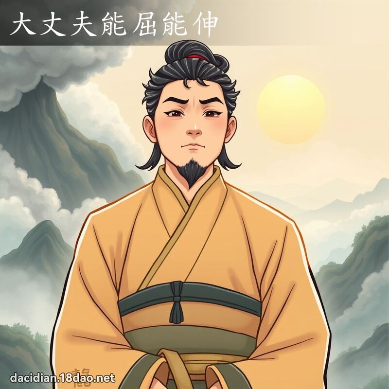 大丈夫能屈能伸 - 國語大辭典配圖