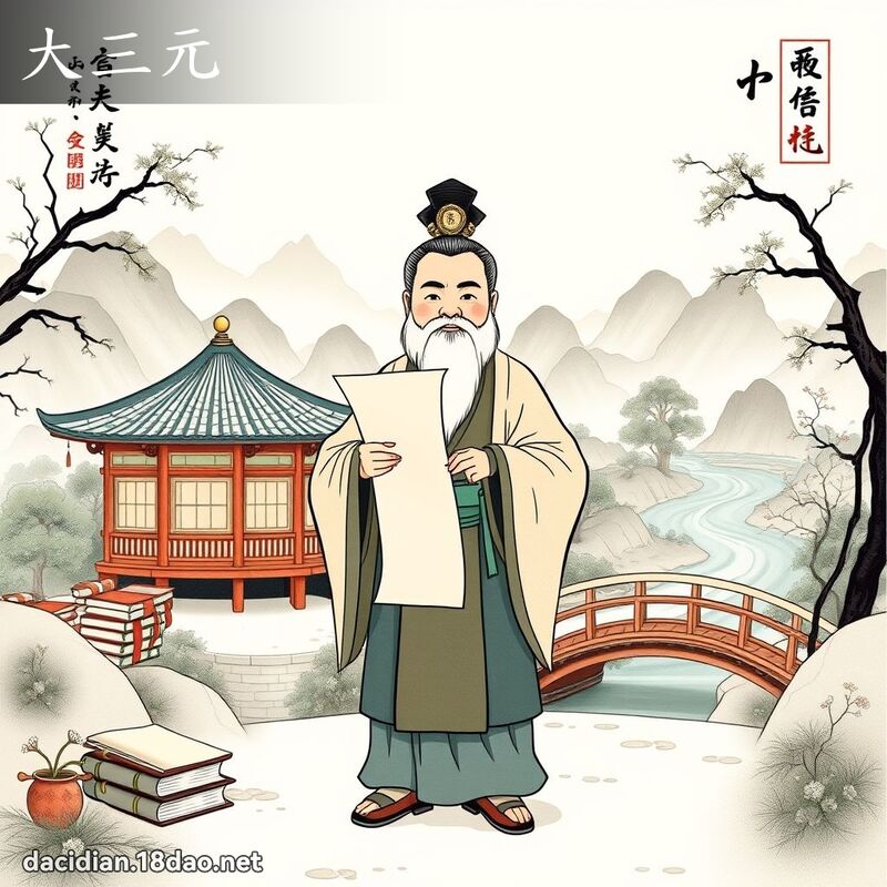 大三元 - 国语大辞典配图