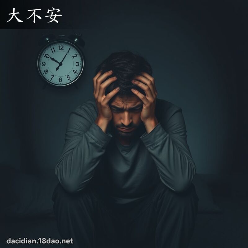 大不安 - 国语大辞典配图