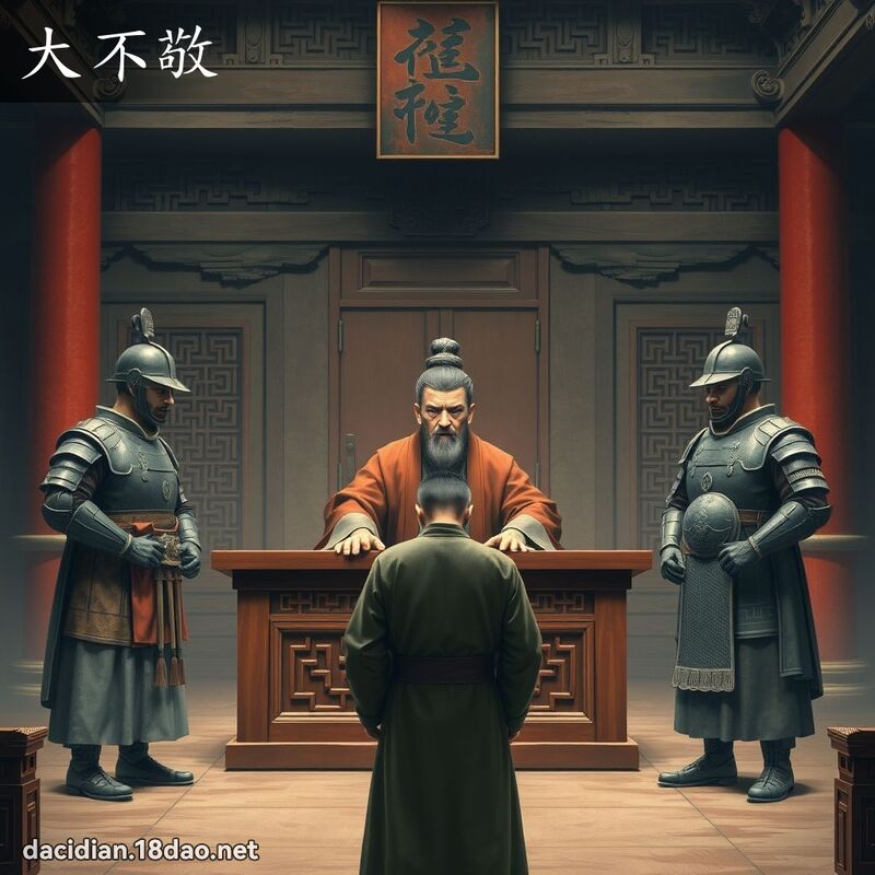 大不敬 - 国语大辞典配图