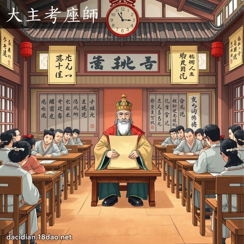 大主考座師 - 國語大辭典配圖