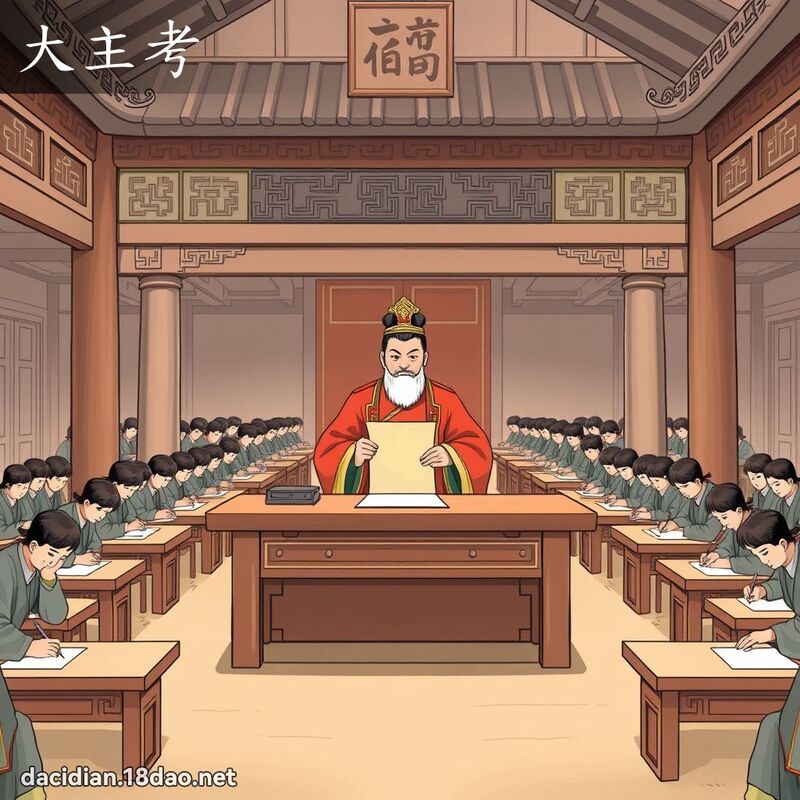 大主考 - 国语大辞典配图