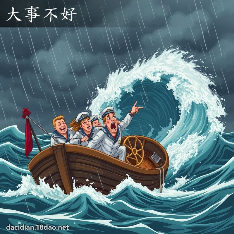 大事不好 - 国语大辞典配图