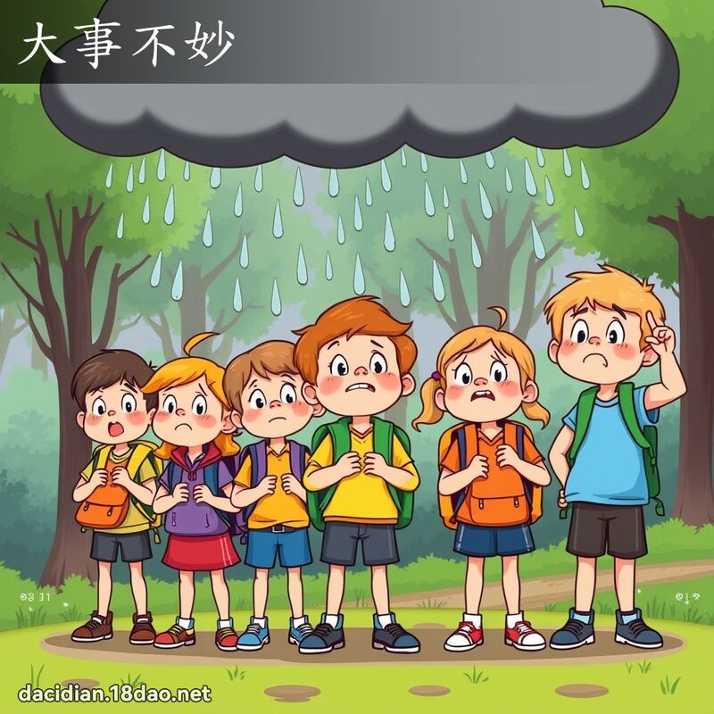 大事不妙 - 國語大辭典配圖