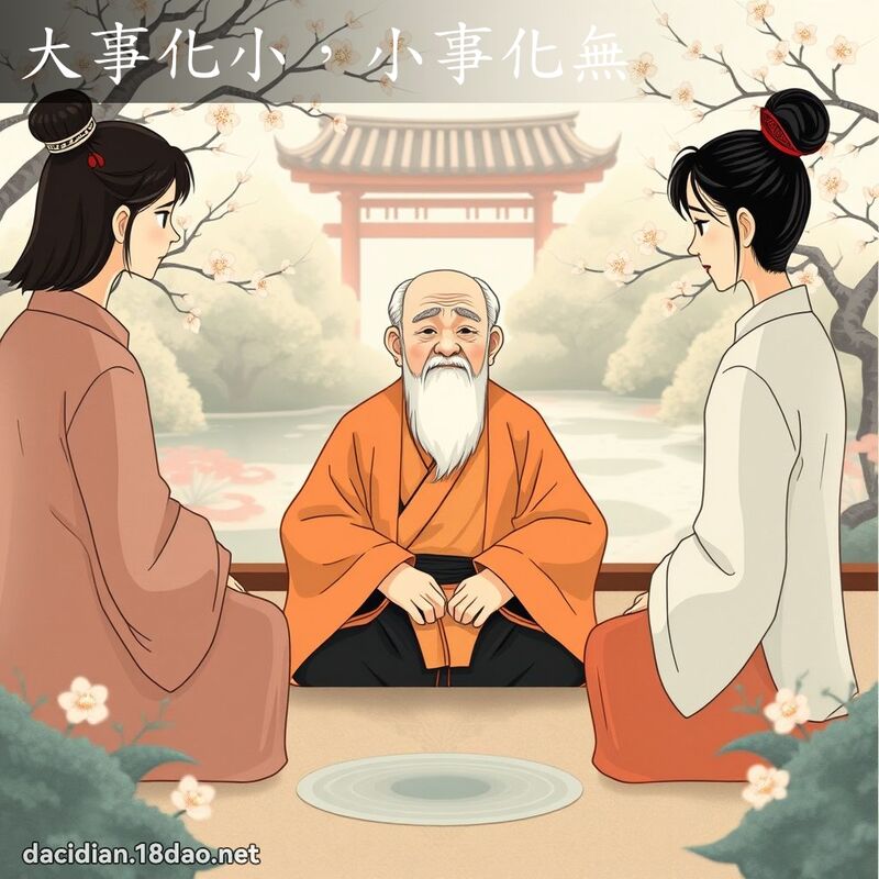 大事化小，小事化无 - 国语大辞典配图