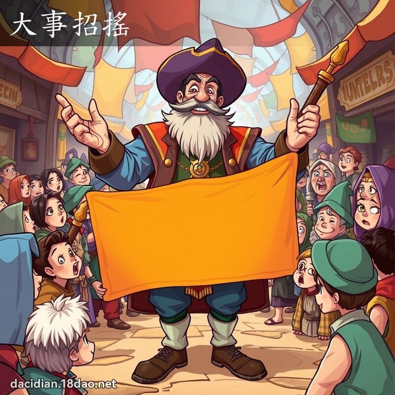 大事招摇 - 国语大辞典配图