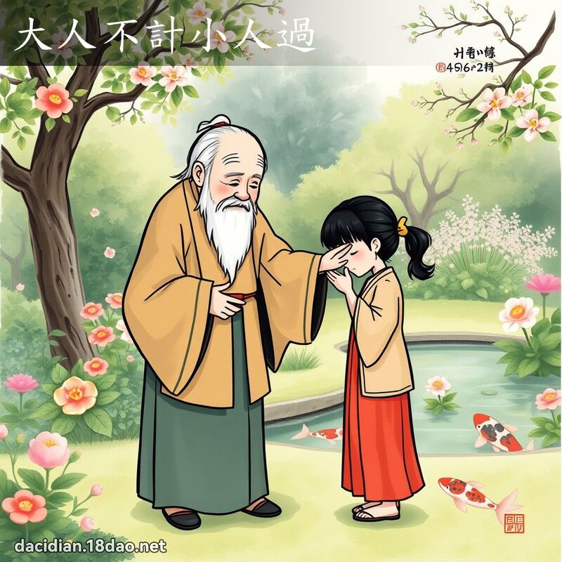 大人不計小人過 - 國語大辭典配圖