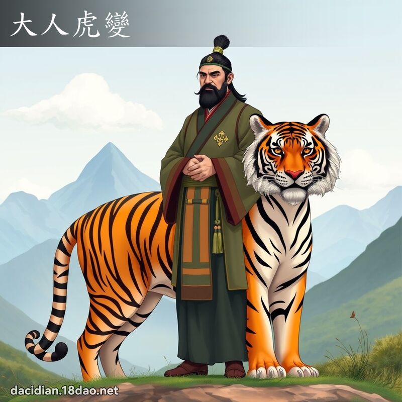 大人虎变 - 国语大辞典配图