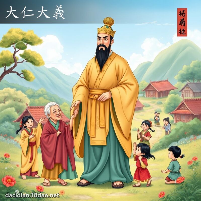 大仁大义 - 国语大辞典配图