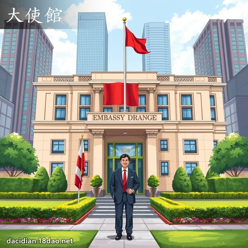 大使館 - 國語大辭典配圖
