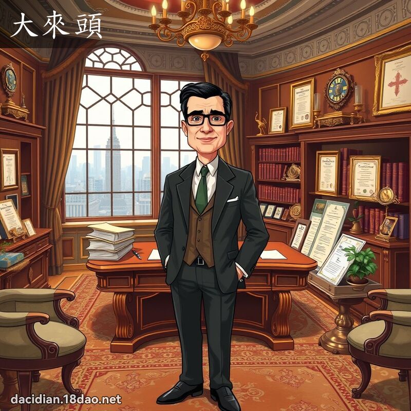 大來頭 - 國語大辭典配圖