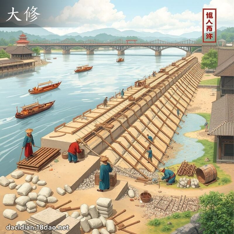 大修 - 国语大辞典配图