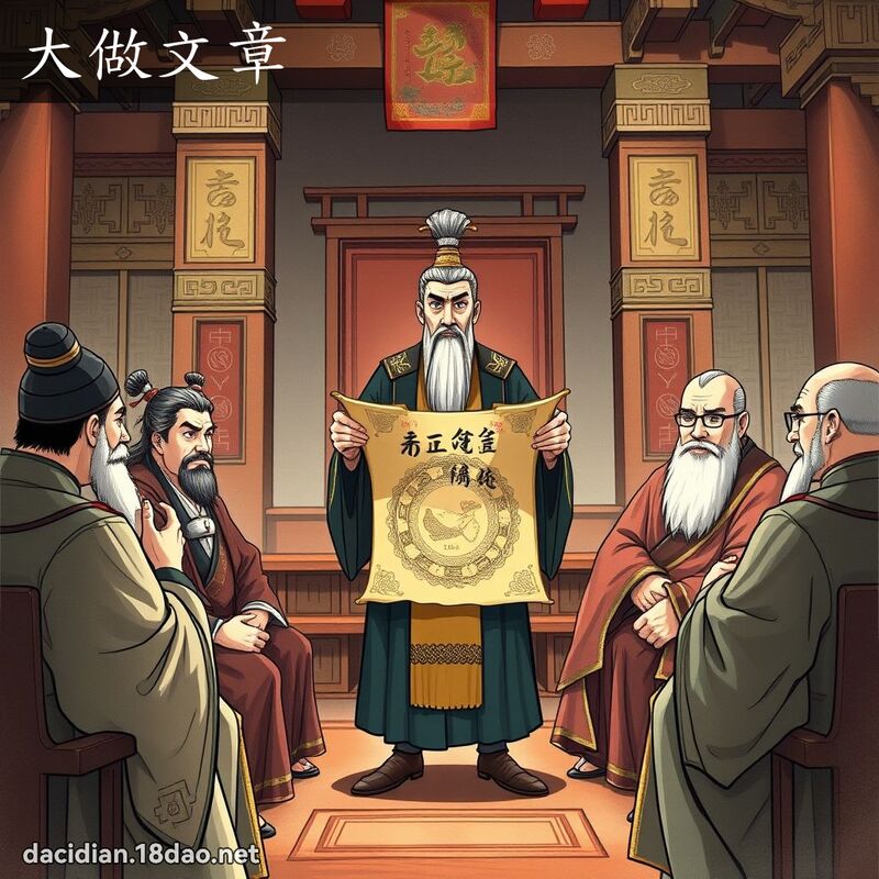 大做文章 - 國語大辭典配圖
