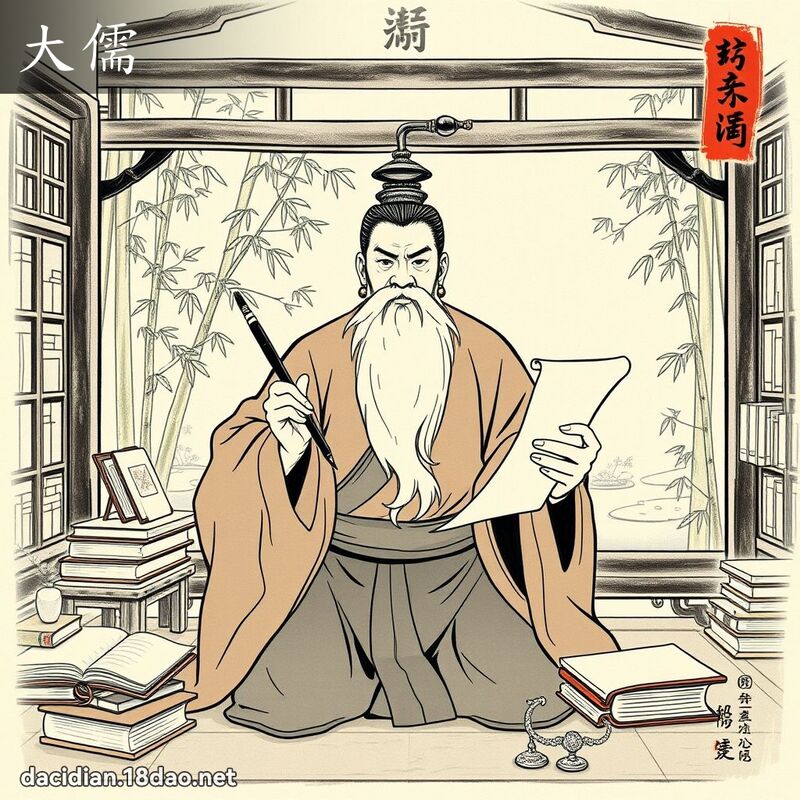 大儒 - 國語大辭典配圖