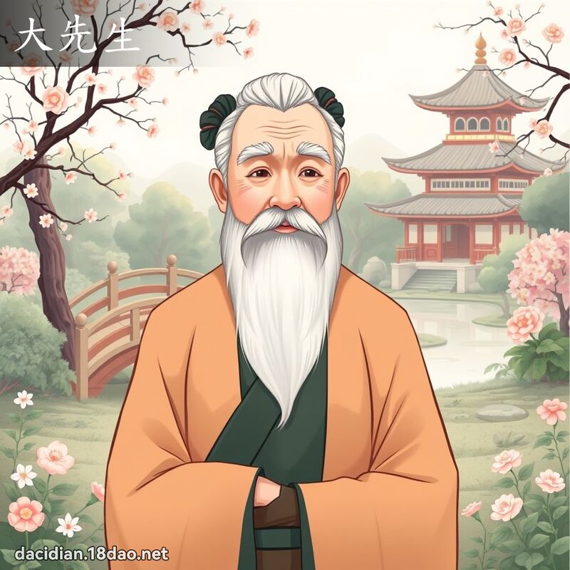 大先生 - 國語大辭典配圖