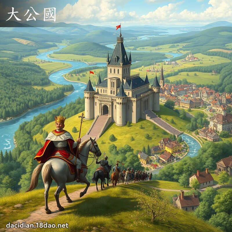 大公國 - 國語大辭典配圖