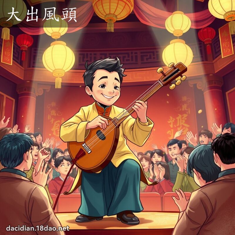 大出風頭 - 國語大辭典配圖