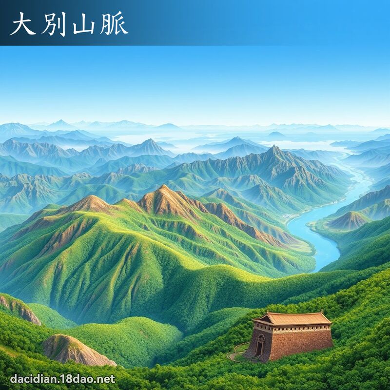 大別山脈 - 國語大辭典配圖