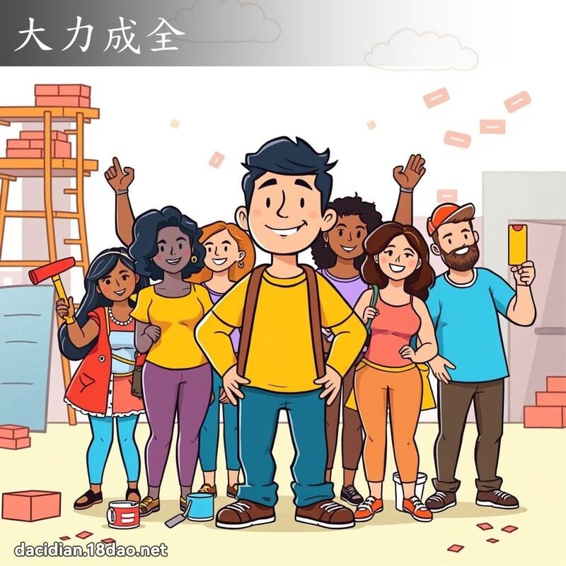 大力成全 - 國語大辭典配圖