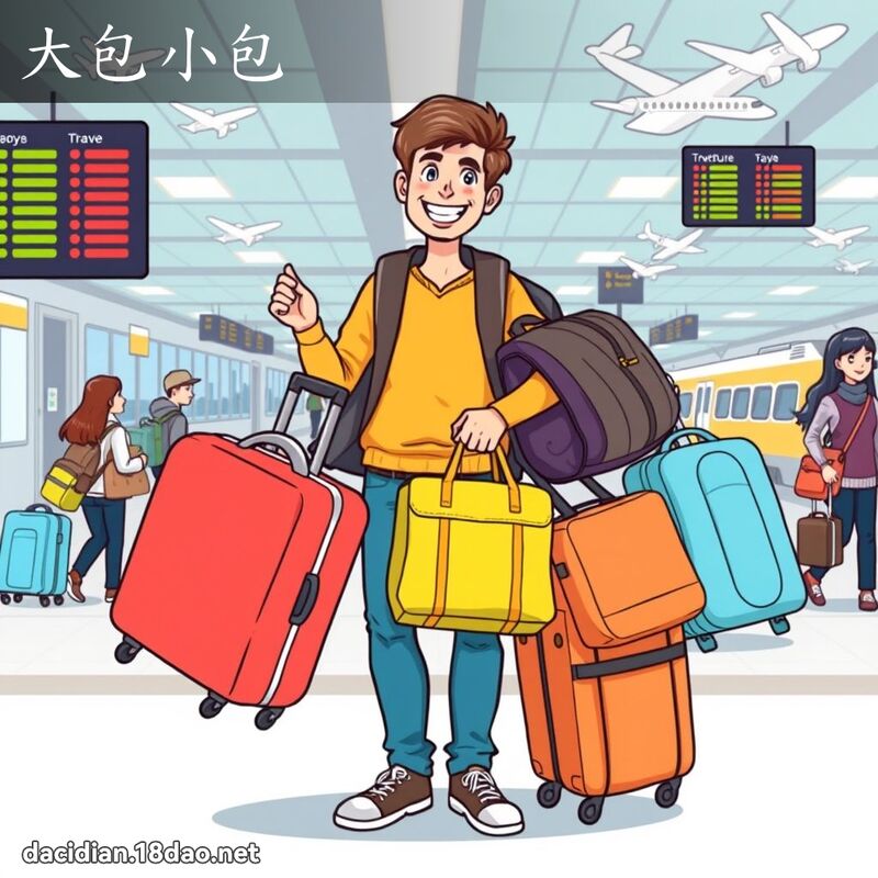 大包小包 - 国语大辞典配图