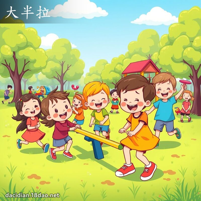 大半拉 - 国语大辞典配图