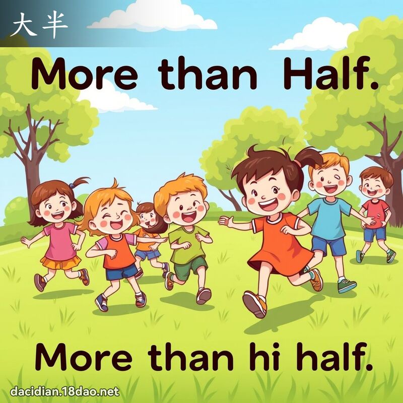大半 - 國語大辭典配圖