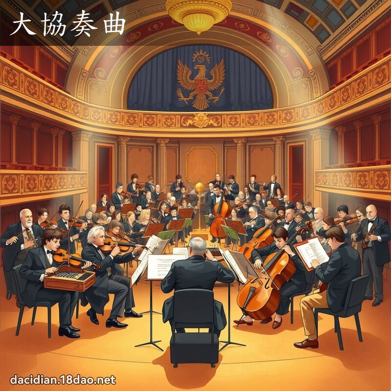 大協奏曲 - 國語大辭典配圖