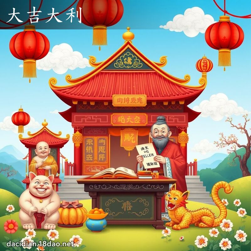 大吉大利 - 国语大辞典配图