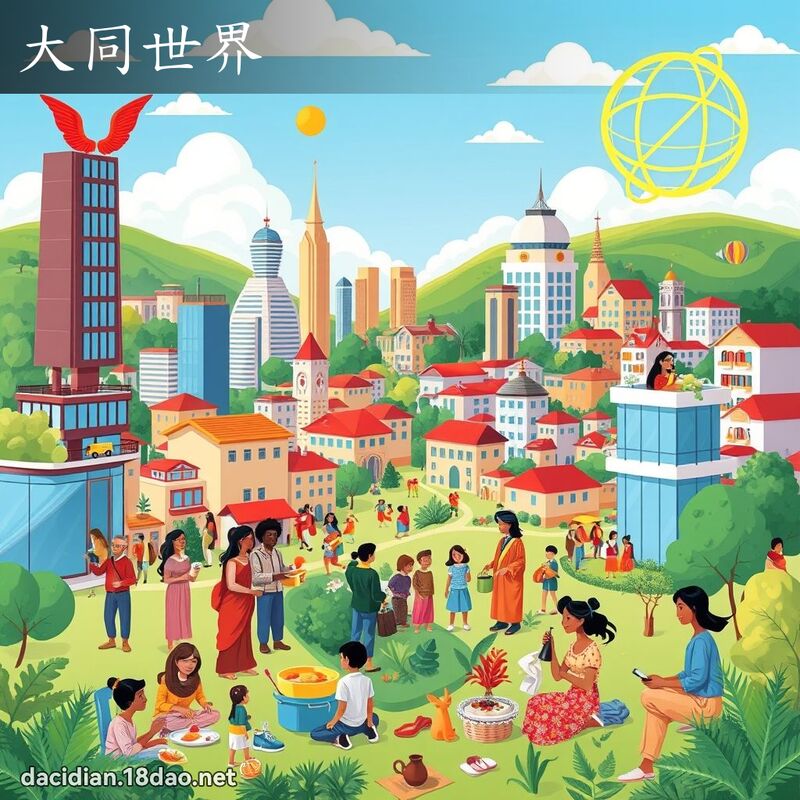 大同世界 - 国语大辞典配图