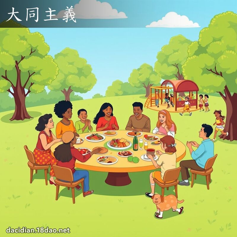 大同主義 - 國語大辭典配圖