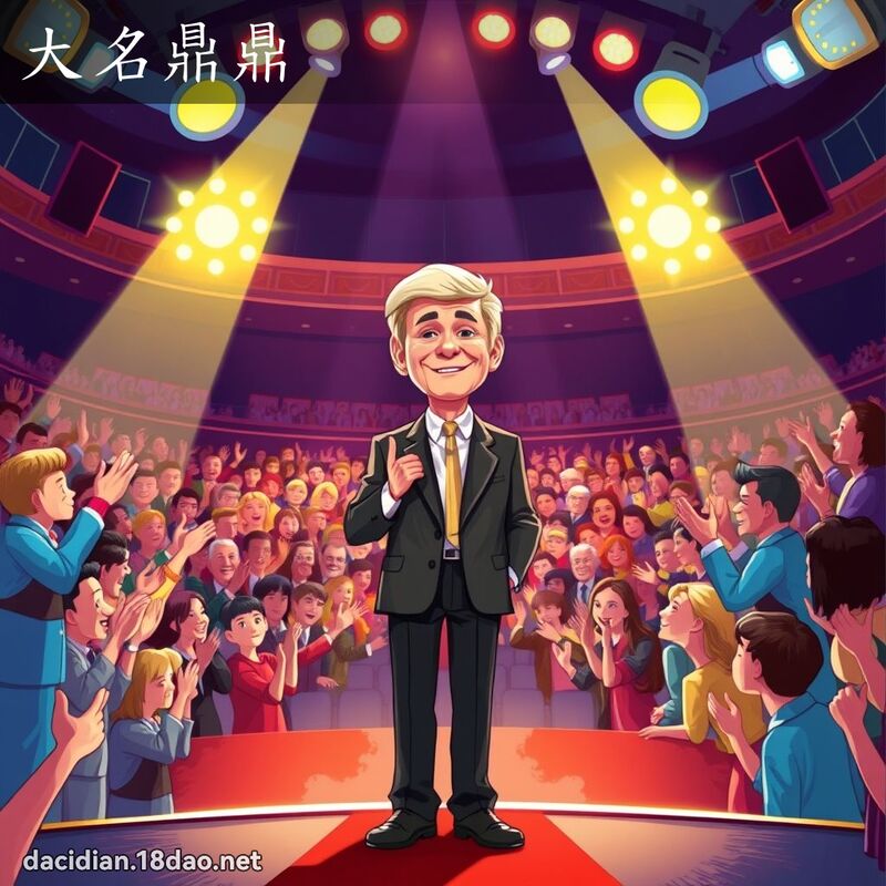 大名鼎鼎 - 國語大辭典配圖