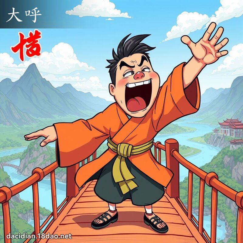 大呼 - 国语大辞典配图