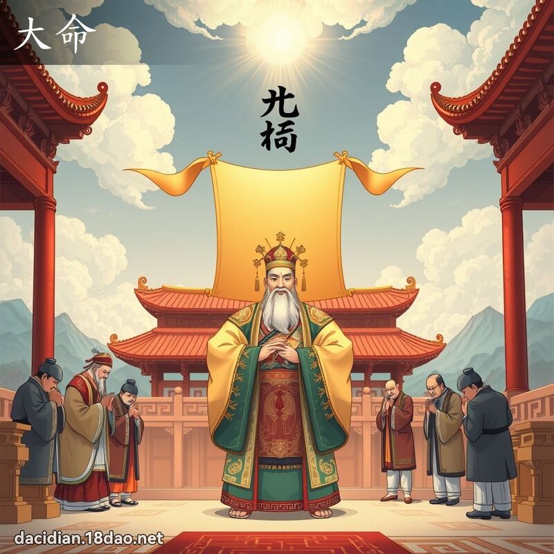 大命 - 國語大辭典配圖
