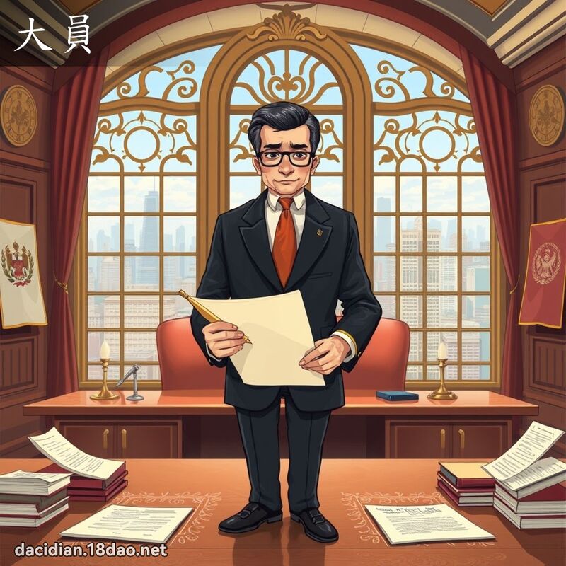大员 - 国语大辞典配图