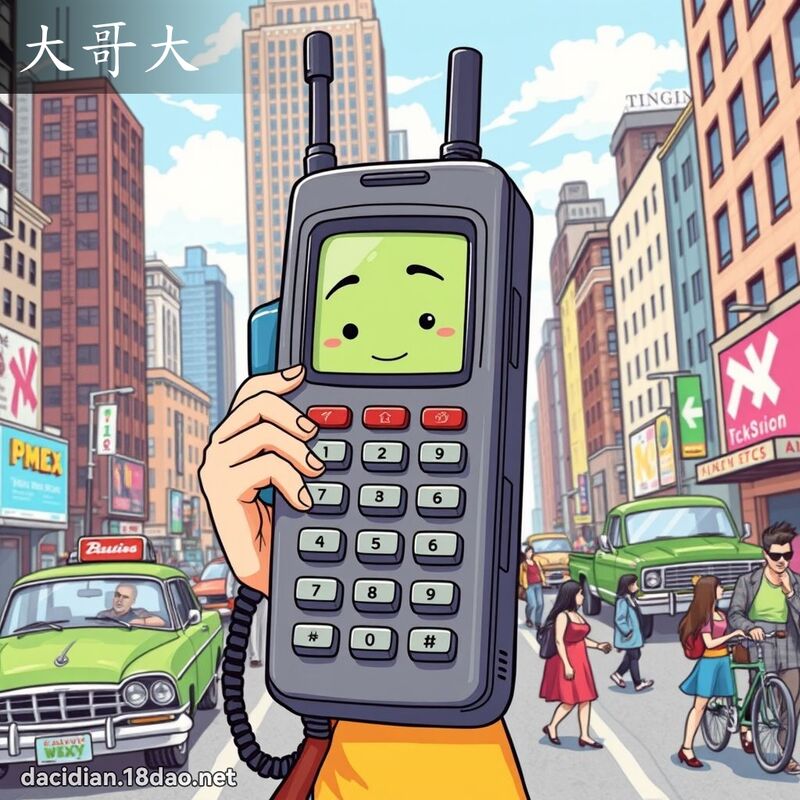 大哥大 - 國語大辭典配圖