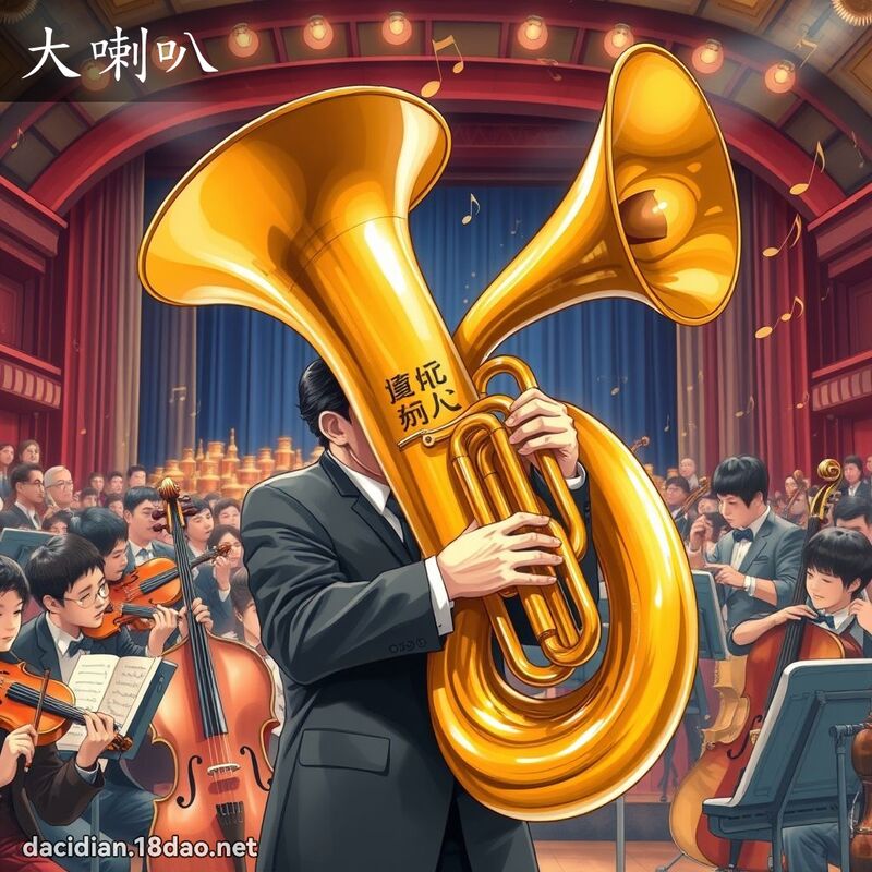 大喇叭 - 國語大辭典配圖
