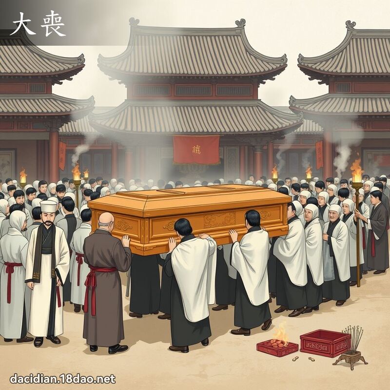 大喪 - 國語大辭典配圖