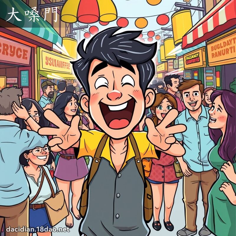 大嗓門 - 國語大辭典配圖