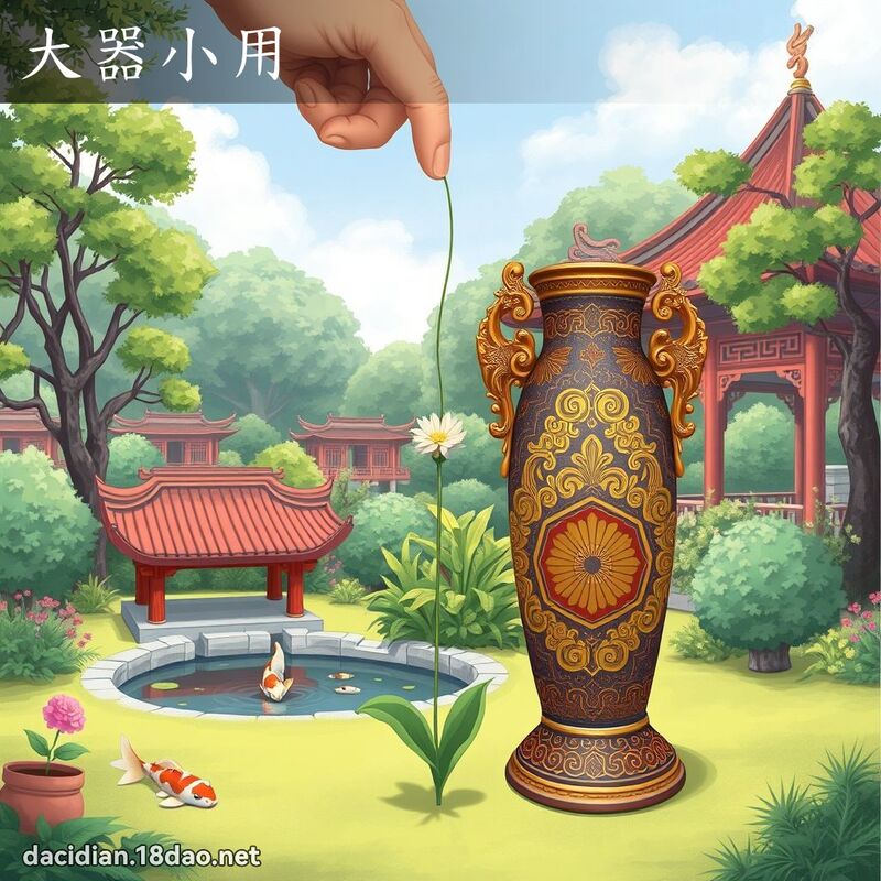大器小用 - 国语大辞典配图
