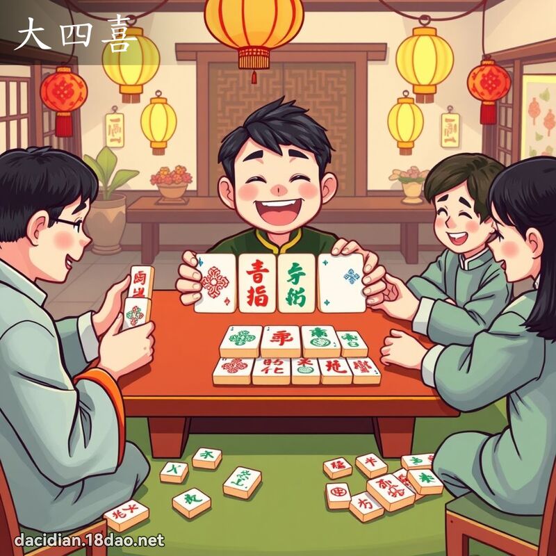 大四喜 - 國語大辭典配圖