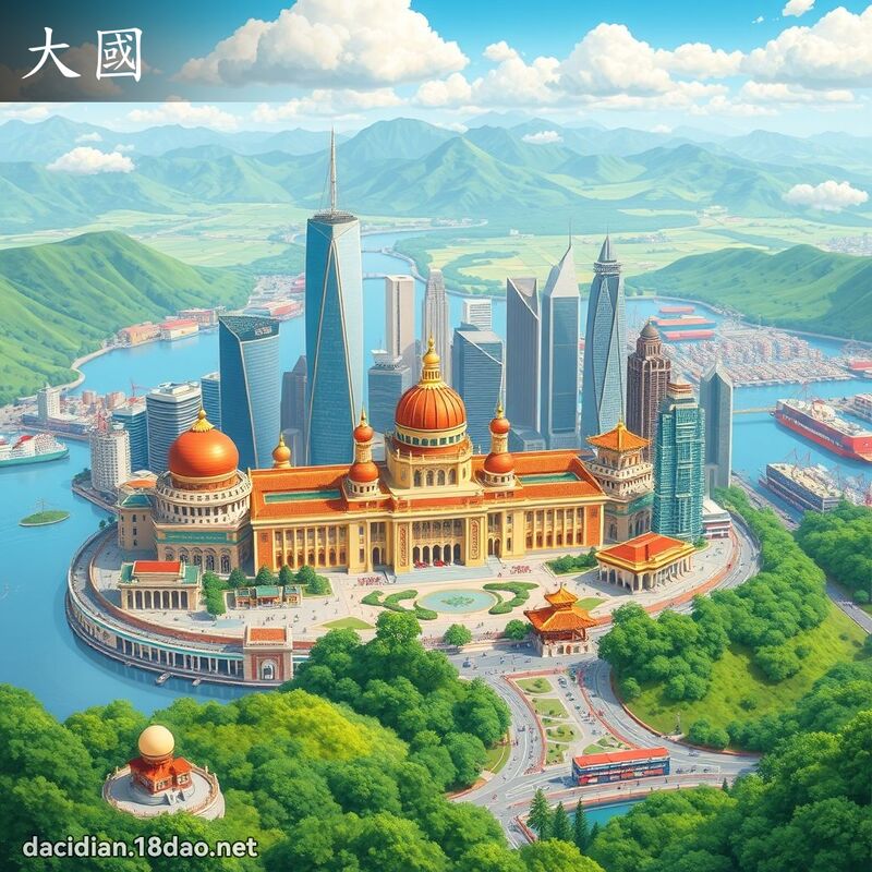 大國 - 國語大辭典配圖