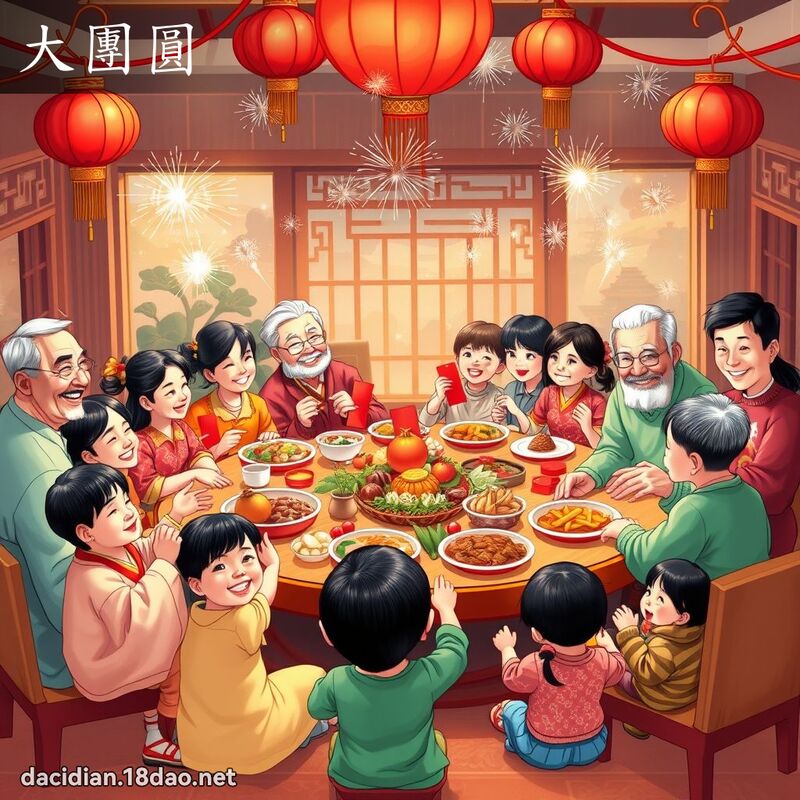 大團圓 - 國語大辭典配圖