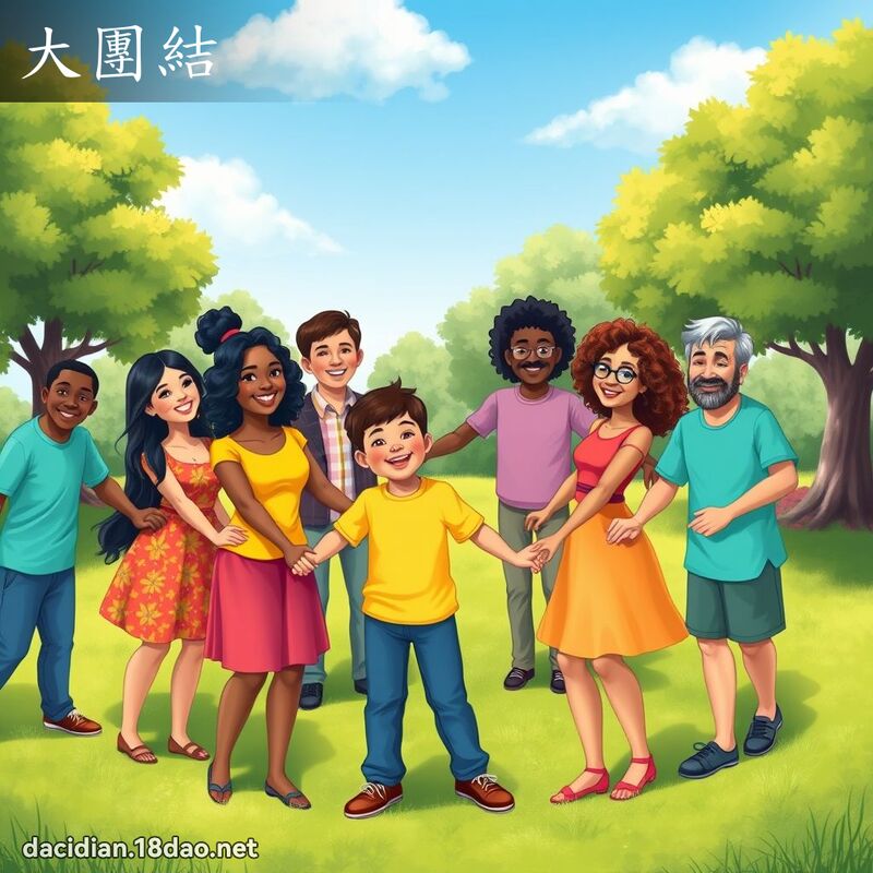 大团结 - 国语大辞典配图