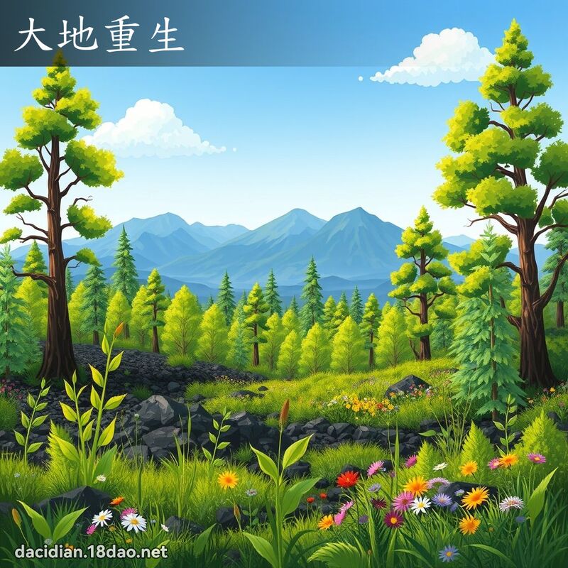 大地重生 - 國語大辭典配圖